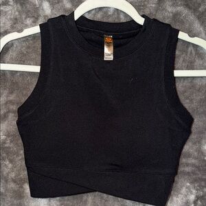 Mono B Classic Black Crop Top